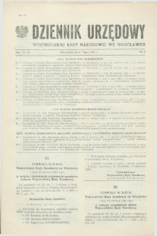 Dziennik Urzędowy Wojewódzkiej Rady Narodowej we Włocławku. 1981, nr 3 (7 lipca)