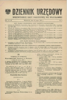 Dziennik Urzędowy Wojewódzkiej Rady Narodowej we Włocławku. 1983, nr 2 (30 maja)