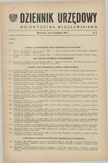 Dziennik Urzędowy Województwa Włocławskiego. 1984, nr 6 (29 grudnia)