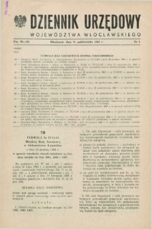 Dziennik Urzędowy Województwa Włocławskiego. 1985, nr 6 (31 października)