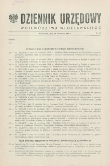 Dziennik Urzędowy Województwa Włocławskiego. 1986, nr 11 (30 września)