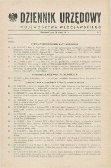 Dziennik Urzędowy Województwa Włocławskiego. 1987, nr 3 (30 maja)