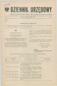 Dziennik Urzędowy Województwa Włocławskiego. 1987, nr 6 (31 lipca)