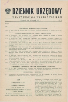 Dziennik Urzędowy Województwa Włocławskiego. 1987, nr 10 (30 listopada)