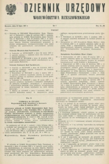 Dziennik Urzędowy Województwa Rzeszowskiego. 1987, nr 7 (10 lipca)