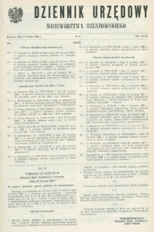 Dziennik Urzędowy Województwa Rzeszowskiego. 1988, nr 4 (15 lutego)