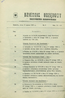 Dziennik Urzędowy Województwa Rzeszowskiego. 1990, nr 6 (12 marca)