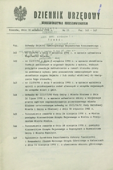 Dziennik Urzędowy Województwa Rzeszowskiego. 1990, nr 15 (10 września)