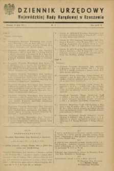 Dziennik Urzędowy Wojewódzkiej Rady Narodowej w Rzeszowie. 1951, nr 3 (25 maja)