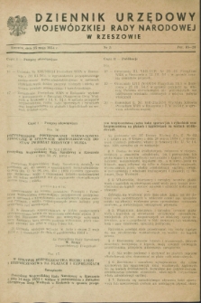 Dziennik Urzędowy Wojewódzkiej Rady Narodowej w Rzeszowie. 1954, nr 5 (25 maja)