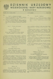 Dziennik Urzędowy Wojewódzkiej Rady Narodowej w Rzeszowie. 1956, nr 10 (31 grudnia)