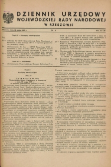 Dziennik Urzędowy Wojewódzkiej Rady Narodowej w Rzeszowie. 1957, nr 4 (24 maja)