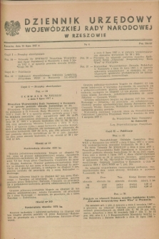 Dziennik Urzędowy Wojewódzkiej Rady Narodowej w Rzeszowie. 1957, nr 6 (25 lipca)