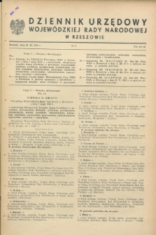 Dziennik Urzędowy Wojewódzkiej Rady Narodowej w Rzeszowie. 1959, nr 4 (30 czerwca)