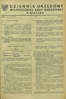 Dziennik Urzędowy Wojewódzkiej Rady Narodowej w Rzeszowie. 1960, nr 3 (15 marca)