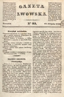 Gazeta Lwowska. 1846, nr 93