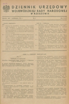 Dziennik Urzędowy Wojewódzkiej Rady Narodowej w Rzeszowie. 1962, nr 8 (5 października)