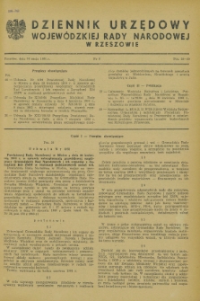Dziennik Urzędowy Wojewódzkiej Rady Narodowej w Rzeszowie. 1964, nr 9 (30 maja)