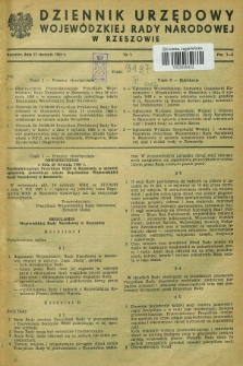 Dziennik Urzędowy Wojewódzkiej Rady Narodowej w Rzeszowie. 1968, nr 1 (31 stycznia)