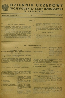 Dziennik Urzędowy Wojewódzkiej Rady Narodowej w Rzeszowie. 1968, nr 6 (28 czerwca)
