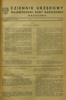 Dziennik Urzędowy Wojewódzkiej Rady Narodowej w Rzeszowie. 1968, nr 9 (30 września)