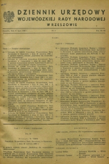 Dziennik Urzędowy Wojewódzkiej Rady Narodowej w Rzeszowie. 1969, nr 9 (31 lipca)