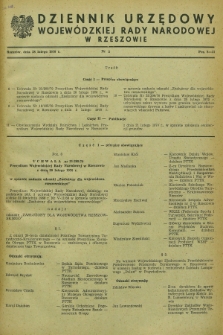 Dziennik Urzędowy Wojewódzkiej Rady Narodowej w Rzeszowie. 1970, nr 3 (28 lutego)