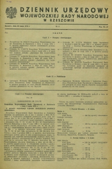Dziennik Urzędowy Wojewódzkiej Rady Narodowej w Rzeszowie. 1970, nr 6 (30 maja)
