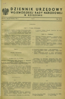 Dziennik Urzędowy Wojewódzkiej Rady Narodowej w Rzeszowie. 1970, nr 11 (30 września)
