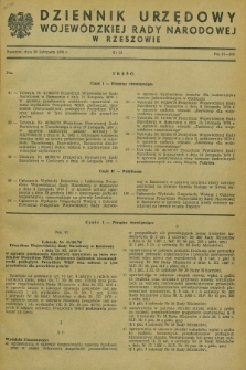 Dziennik Urzędowy Wojewódzkiej Rady Narodowej w Rzeszowie. 1970, nr 13 (30 listopada)