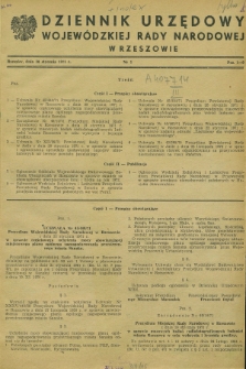Dziennik Urzędowy Wojewódzkiej Rady Narodowej w Rzeszowie. 1971, nr 1 (30 stycznia)