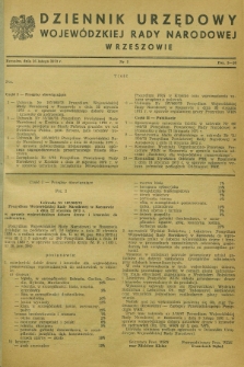 Dziennik Urzędowy Wojewódzkiej Rady Narodowej w Rzeszowie. 1973, nr 2 (16 lutego)