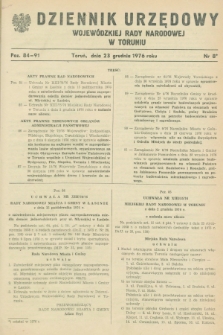 Dziennik Urzędowy Wojewódzkiej Rady Narodowej w Toruniu. 1976, nr 8 (23 grudnia)