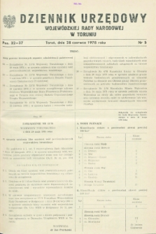 Dziennik Urzędowy Wojewódzkiej Rady Narodowej w Toruniu. 1978, nr 5 (28 czerwca)