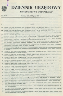 Dziennik Urzędowy Województwa Toruńskiego. 1986, nr 3 (23 lipca)