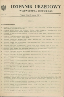 Dziennik Urzędowy Województwa Toruńskiego. 1987, nr 3 (30 marca)