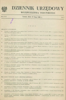 Dziennik Urzędowy Województwa Toruńskiego. 1988, nr 2 (22 lutego)