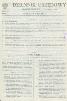 Dziennik Urzędowy Województwa Toruńskiego. 1988, nr 14 (8 sierpnia)
