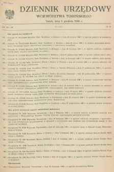 Dziennik Urzędowy Województwa Toruńskiego. 1988, nr 18 (1 grudnia)