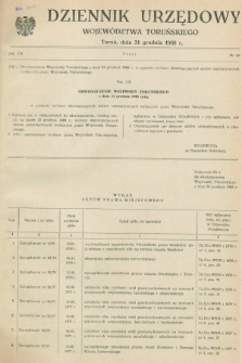 Dziennik Urzędowy Województwa Toruńskiego. 1988, nr 20 (31 grudnia)
