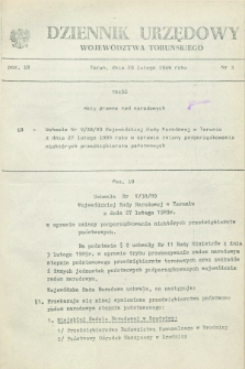 Dziennik Urzędowy Województwa Toruńskiego. 1989, nr 3 (28 lutego)