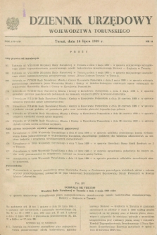 Dziennik Urzędowy Województwa Toruńskiego. 1989, nr 14 (14 lipca)