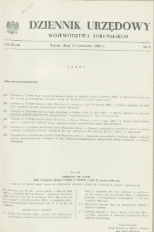 Dziennik Urzędowy Województwa Toruńskiego. 1989, nr 16 (15 września)