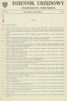 Dziennik Urzędowy Województwa Toruńskiego. 1990, nr 11 (17 maja)