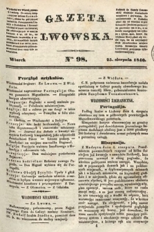 Gazeta Lwowska. 1846, nr 98