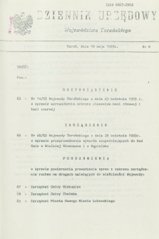 Dziennik Urzędowy Województwa Toruńskiego. 1993, nr 8 (10 maja)