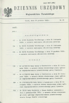 Dziennik Urzędowy Województwa Toruńskiego. 1993, nr 25 (30 grudnia)