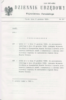 Dziennik Urzędowy Województwa Toruńskiego. 1993, nr 26 (31 grudnia)