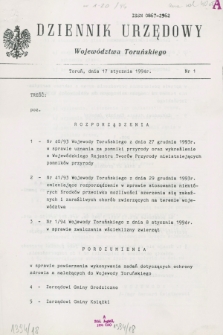 Dziennik Urzędowy Województwa Toruńskiego. 1994, nr 1 (17 stycznia)