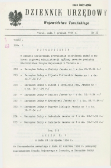 Dziennik Urzędowy Województwa Toruńskiego. 1994, nr 32 (9 grudnia)